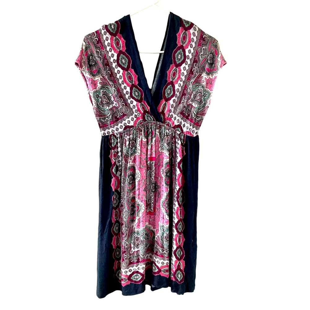 Rue 21 Purple Paisley Swim Beach‎ Cover Up Tunic
Dress - Size M